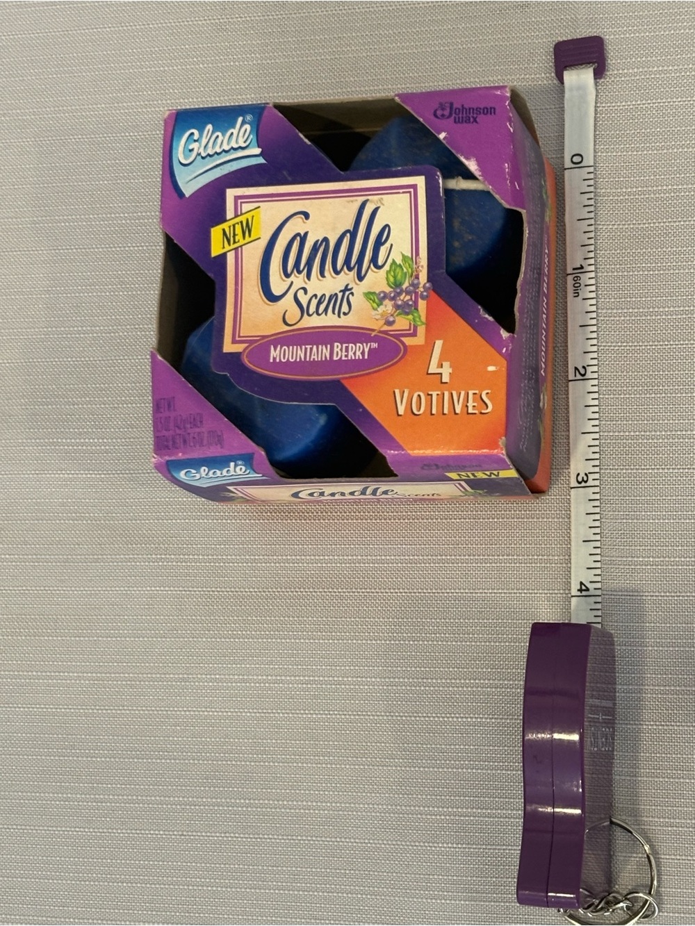 Glade Mountain Berry Votive Candle 4-Pack - Purple M29